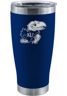 The Memory Company Kansas Jayhawks 20oz Stainless Steel Etched Stainless Steel Tumbler - Blue