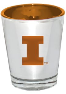 Illinois Fighting Illini 2oz Silver Electroplated Shot Glass