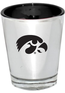 Iowa Hawkeyes 2oz Silver Electroplated Shot Glass