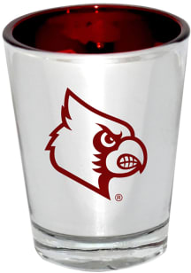 Louisville Cardinals 2oz Silver Electroplated Shot Glass