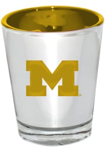 Michigan Wolverines 2oz Silver Electroplated Shot Glass