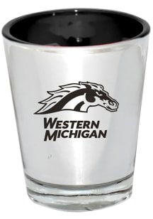 Western Michigan Broncos 2oz Silver Electroplated Shot Glass