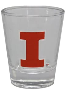 Illinois Fighting Illini 2oz Glass Shot Glass