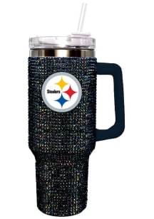 The Memory Company Pittsburgh Steelers 40oz Bling Stainless Steel Tumbler - Black