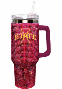 The Memory Company Iowa State Cyclones 40oz Bling Stainless Steel Tumbler - Cardinal