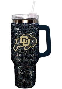 The Memory Company Colorado Buffaloes 40oz Bling Stainless Steel Tumbler - Silver