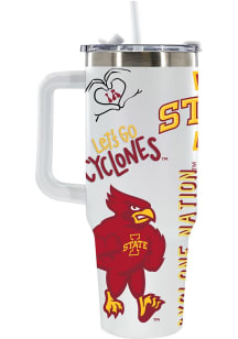The Memory Company Iowa State Cyclones 40oz Loco Colossal Stainless Steel Tumbler - Cardinal