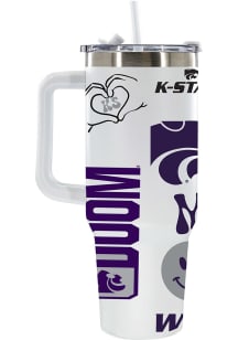 The Memory Company K-State Wildcats 40oz Loco Colossal Stainless Steel Tumbler - Purple