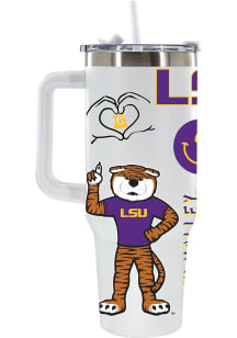 The Memory Company LSU Tigers 40oz Loco Colossal Stainless Steel Tumbler - Purple