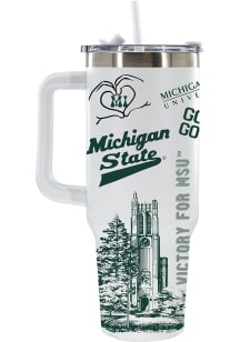 The Memory Company Michigan State Spartans 40oz Loco Colossal Stainless Steel Tumbler - Green