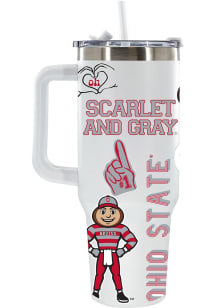 The Memory Company Ohio State Buckeyes 40oz Loco Colossal Stainless Steel Tumbler - Red