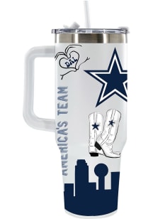 The Memory Company Dallas Cowboys 40oz Loco Colossal Stainless Steel Tumbler - Navy Blue