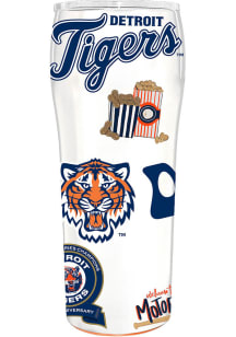 The Memory Company Detroit Tigers 24oz Gripper Stainless Steel Tumbler - Navy Blue