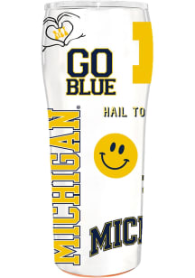 The Memory Company Michigan Wolverines 24oz Gripper Stainless Steel Tumbler - Yellow