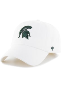 47 Michigan State Spartans Baby Clean Up Adjustable Hat - White