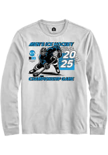 Rally Big Ten White 2025 Mens Ice Hockey Tournament Long Sleeve T Shirt
