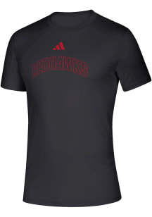 Adidas Miami RedHawks Black Heat Seal Creator Short Sleeve T Shirt