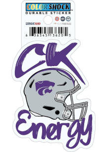 K-State Wildcats CK Energy Durable Stickers - Purple