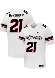 Jamarion McKinney  Nike Cincinnati Bearcats White NIL Name And Number Football Jersey