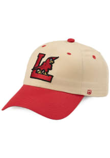 Homefield Louisville Cardinals Two Tone Dad Cap Adjustable Hat - Ivory