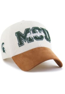 47 Michigan State Spartans Hail Mary Clean Up Adjustable Hat - Natural