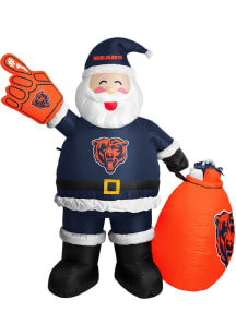 Chicago Bears Navy Blue Outdoor Inflatable Santa 7FT