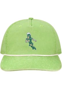 Michigan State Spartans Green Football Sparty Skully Mens Snapback Hat