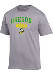 Champion Oregon Ducks Grey Class of 2027 Jersey Short Sleeve T Shirt