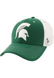 Zephyr Michigan State Spartans Mens Green Mini Camp Flex Hat