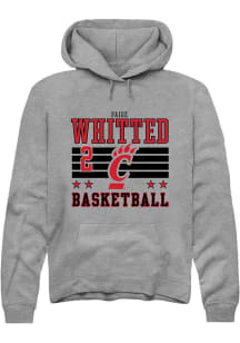 Paige Whitted Cincinnati Bearcats Mens Grey NIL Striped Player Hood