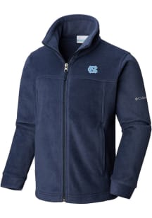 Columbia North Carolina Tar Heels Youth Navy Blue Steens Mountain Light Weight Jacket