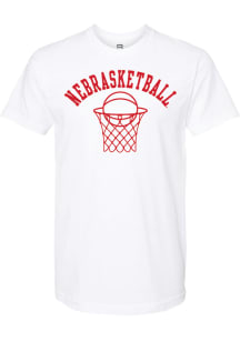 Summit Sportswear Nebraska Cornhuskers White Nebrasketball Short Sleeve Fashion T Shirt