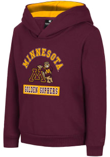 Colosseum Minnesota Golden Gophers Toddler Maroon Land of OOO Long Sleeve Hooded Sweatshirt