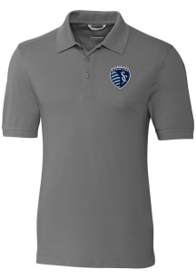 Cutter and Buck Sporting Kansas City Graphite Advantage Pique Big and Tall Polo