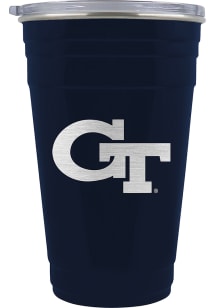 GA Tech Yellow Jackets 22oz Tailgater Tumbler Stainless Steel Tumbler - Navy Blue