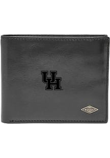 Houston Cougars Leather FlipID Mens Bifold Wallet
