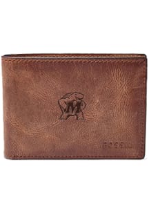 Maryland Terrapins Front Pocket Mens Bifold Wallet
