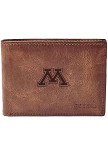 Minnesota Golden Gophers Front Pocket Mens Bifold Wallet
