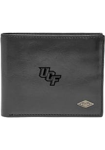 UCF Knights Leather FlipID Mens Bifold Wallet