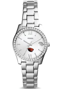 Fossil Oregon State Beavers Scarlette Mini Stainless Steel Womens Watch