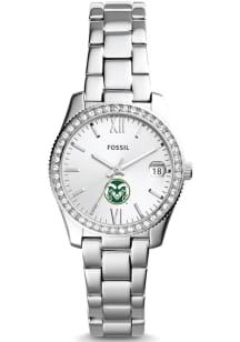 Fossil Colorado State Rams Scarlette Mini Stainless Steel Womens Watch