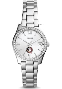 Fossil Florida State Seminoles Scarlette Mini Stainless Steel Womens Watch