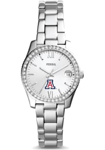 Fossil Arizona Wildcats Scarlette Mini Stainless Steel Womens Watch