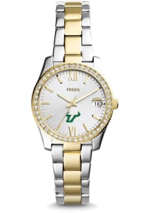 Fossil South Florida Bulls Scarlette Mini Stainless Steel Womens Watch