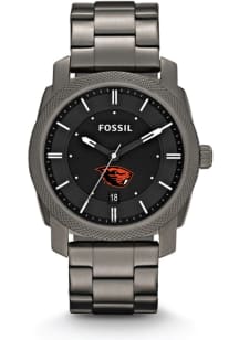 Fossil Oregon State Beavers Machine Stainless Steel Mens Watch