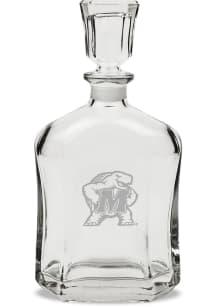 Maryland Terrapins Hand Etched Whiskey 23.75oz Decanter