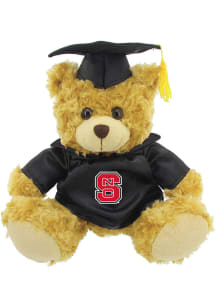 NC State Wolfpack Jardine  Graduation Bear Plush - Black
