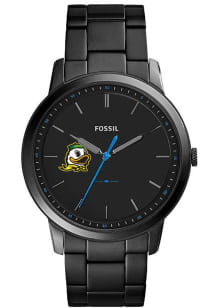 Fossil Oregon Ducks Minimalist Slim Stainless Steel Mens Watch