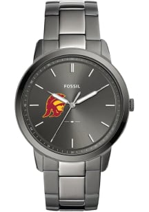 Fossil USC Trojans Minimalist Stainless Steel Mens Watch