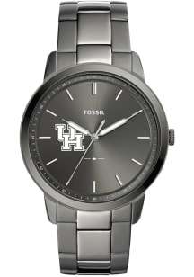 Fossil Houston Cougars Minimalist Stainless Steel Mens Watch